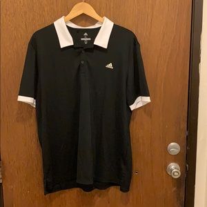Adidas Men’s Black golf polo